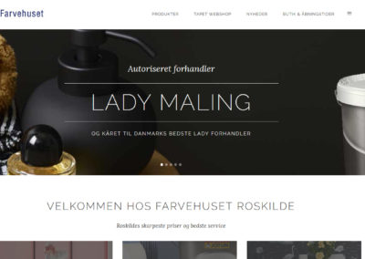 Nyt website til Farvehuset Roskilde